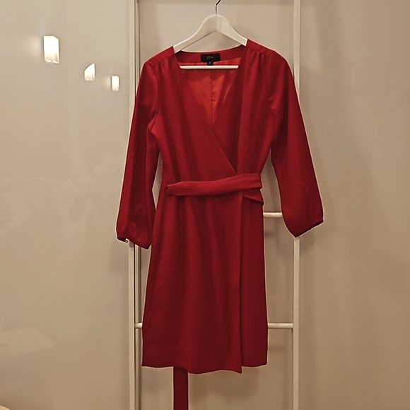 J Crew red dress 6 - Picture 1 of 3